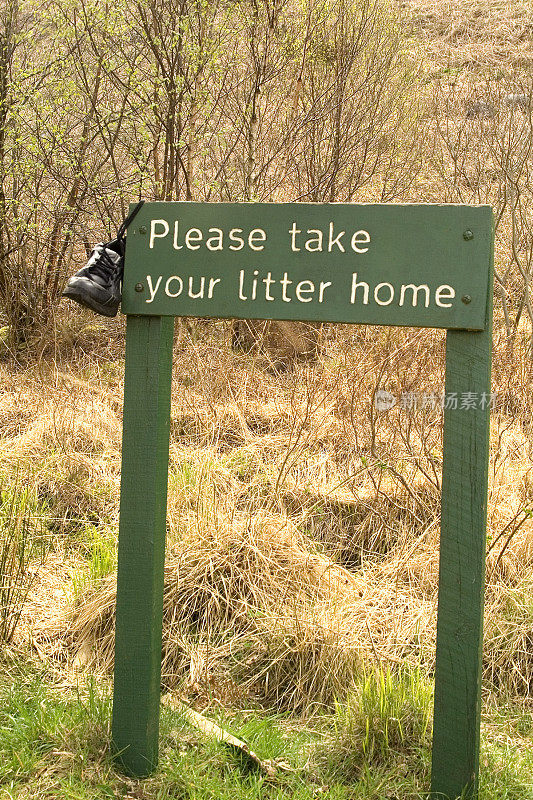 Please take your litter home